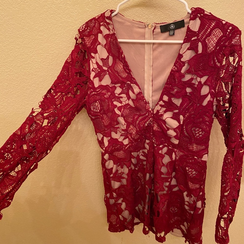 Misguided Red Romper